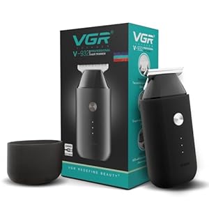 VGR V-932 Professional Hair Trimmer for Men, Precision T-Blade with USB Type-C Charging, Corded and Cordless, 600mAh Lithium Battery, 120 Minutes Runtime, Easy Operation, Ideal for Salon and Home Use